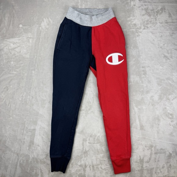 Champion Reverse‎ Weave Color Block Joggers Men's XS Sweatpants Casual - Picture 1 of 11